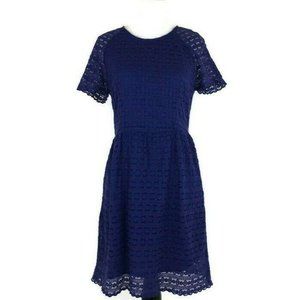 Free People Tea Dress Lace Overlay Purple Size 8